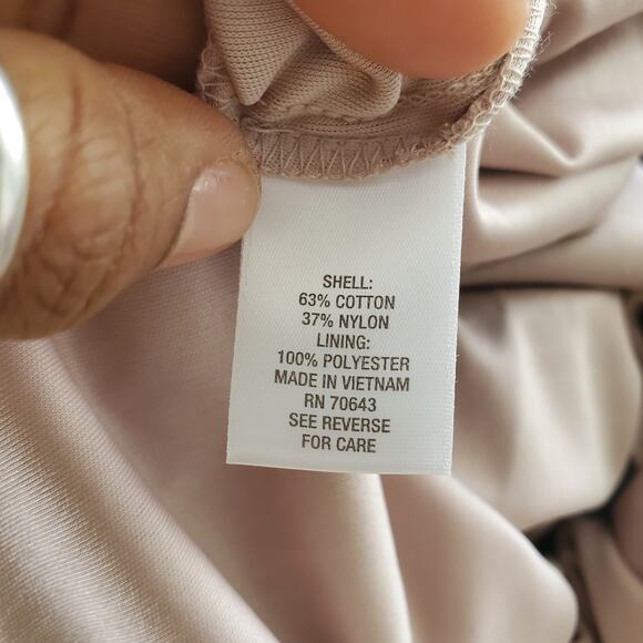 Established 1962 Women's Navy Blue Lace Overlay Shift Dress 12P - Picture 8 of 9